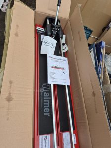 autre Lot de 2 Coupe-carrelage manuel Walmer, modèle MGZ, avec rail de guidage et syst  374