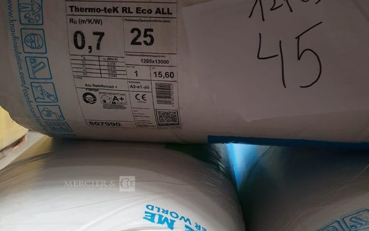 autre Lot de 12 rouleaux disolant thermo-acoustique pour gaines de ventilation  Knau  36