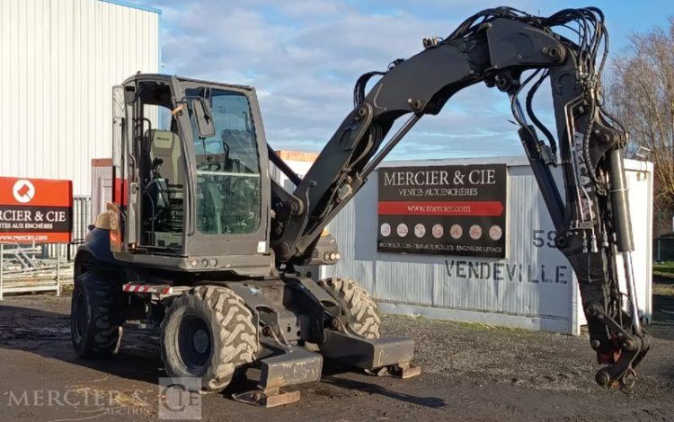 MECALAC PELLE SUR PNEUS 12MTX A VOLEE VARIABLE DIESEL 9,7T – 8087 HEURES – ANNEE 2020  47 124