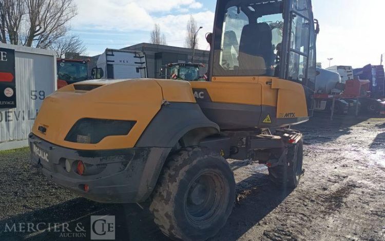 MECALAC PELLE SUR PNEUS 12MTX A VOLEE VARIABLE DIESEL 9,7T – 8087 HEURES – ANNEE 2020  47 124