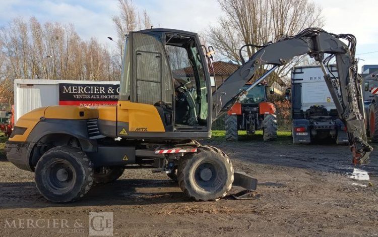 MECALAC PELLE SUR PNEUS 12MTX A VOLEE VARIABLE DIESEL 9,7T – 8087 HEURES – ANNEE 2020  47 124