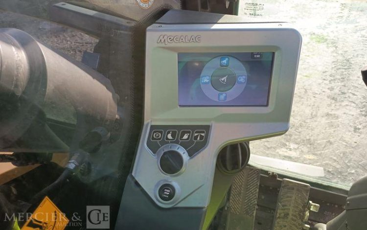 MECALAC PELLE SUR PNEUS 12MTX A VOLEE VARIABLE DIESEL 9,7T – 8087 HEURES – ANNEE 2020  47 124