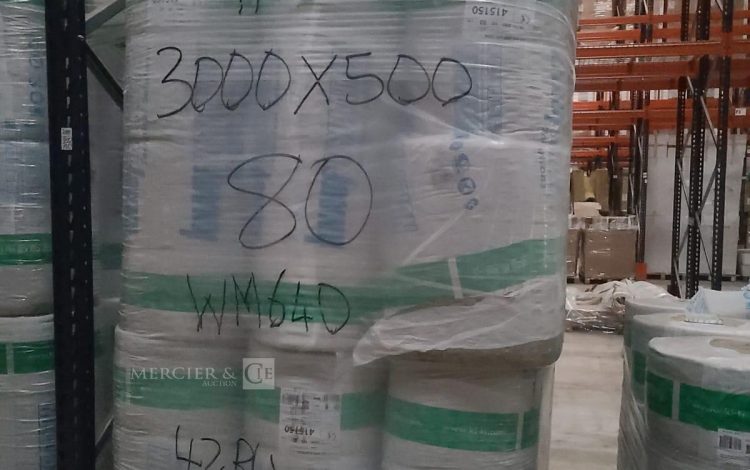 autre Lot de 42 rouleaux de nappe en laine minérale, fournie avec une maille métalliqu  380