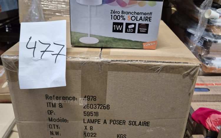 autre Lot de 8 lampes à poser spécial extérieur zéro branchement 100% solaire  381