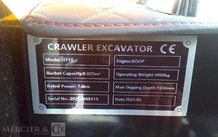 HIGHTOP MICROPELLE HT10 SUR CHENILLES DIESEL 1T – ANNEE 2025 – MATERIEL NEUF JAUNE 48 315