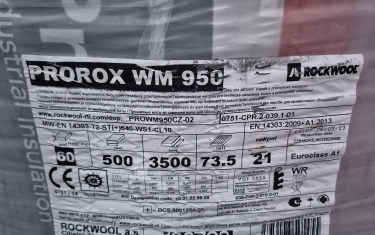 autre Lot 21 rouleaux de laine de roche PROROX WM 950 , épaisseur 60 , marque ROCKWOOL  46