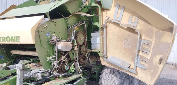 KRONE COMBINE PRESSE ENRUBANNEUSE COMPRIMA CF 155 XC-XTREME- 2 ESSIEUX – PTAC 9 T  76 897