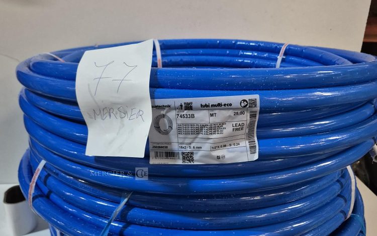 autre Lot de 100 mètres linéaires de tube multicouche isolé Multi-Eco PE-X/AL/PE-HD co  65
