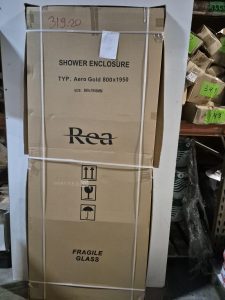 autre Parois de douche de 80cm x 195cm de la marque Rea , finition doré  67