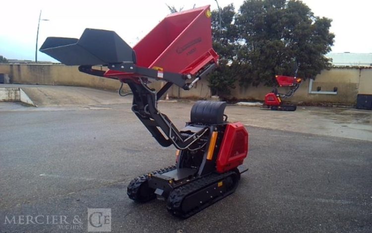 GENERIQUE MINI DUMPER SUR CHENILLE  RHINOCEROS XN800 – D192 – AN2024 MATERIEL NEUF ROUGE 800 639