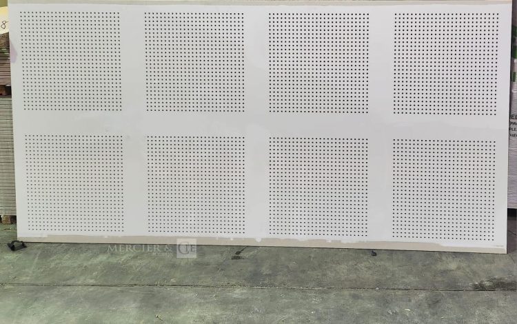 autre Lot de 30 plaques de plâtre , plaque à perforations continues, revêtue au dos d&rsquo;  69