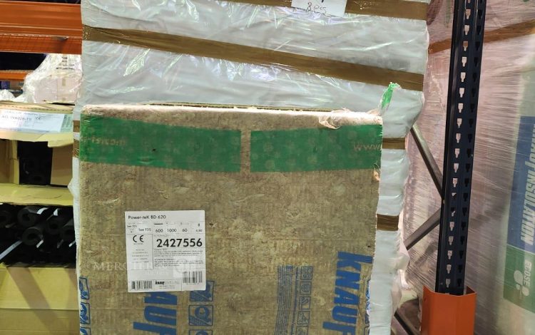 autre Lot de 8 pack de Panneau Haute température laine de roche Power-teK BD 620 (dens  72