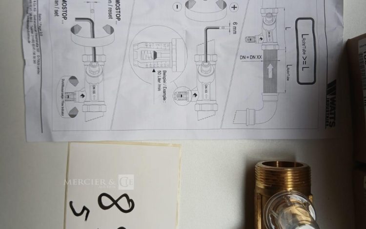 autre Lot de 5 Vanne de réglage Watt Löw , Male Threda G11/2&Prime; Dimensions DN32   77
