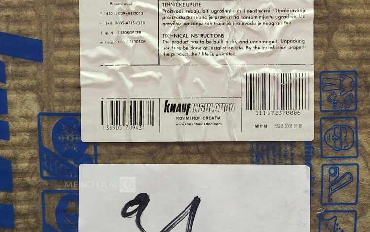 autre Lot de 6 pack de Panneau de laine minérale de verre à très haute performance Pow  79