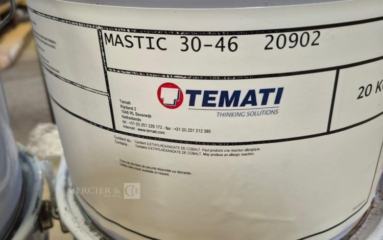 autre Lot comprenant 4 seaux de mastic industriel TEMATI Mastic 30-46, conditionnés en  81