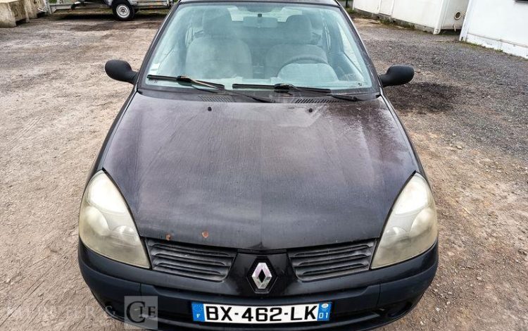 RENAULT CLIO II SOCIETE PHASE 2 1.5 dCi 68 CV – DIESEL – 305155 KMS – ANNEE 2006 NOIR BX-462-LK