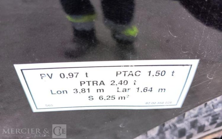 RENAULT CLIO II SOCIETE PHASE 2 1.5 dCi 68 CV – DIESEL – 305155 KMS – ANNEE 2006 NOIR BX-462-LK