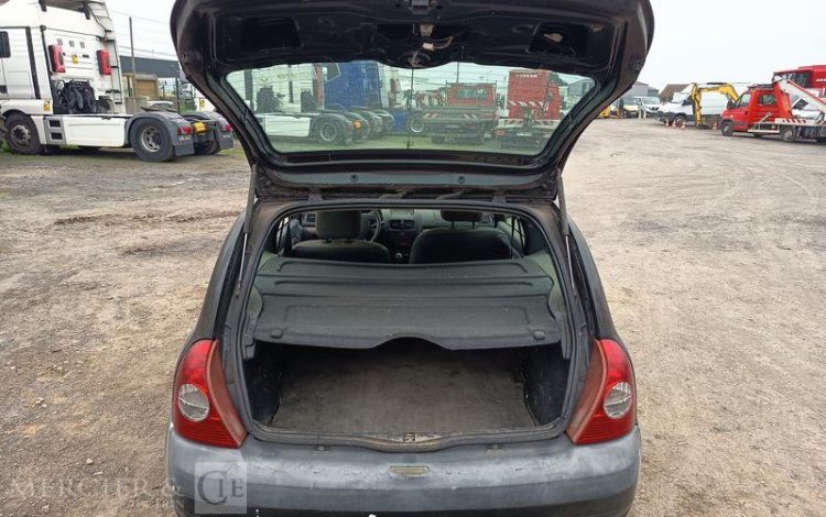 RENAULT CLIO II SOCIETE PHASE 2 1.5 dCi 68 CV – DIESEL – 305155 KMS – ANNEE 2006 NOIR BX-462-LK