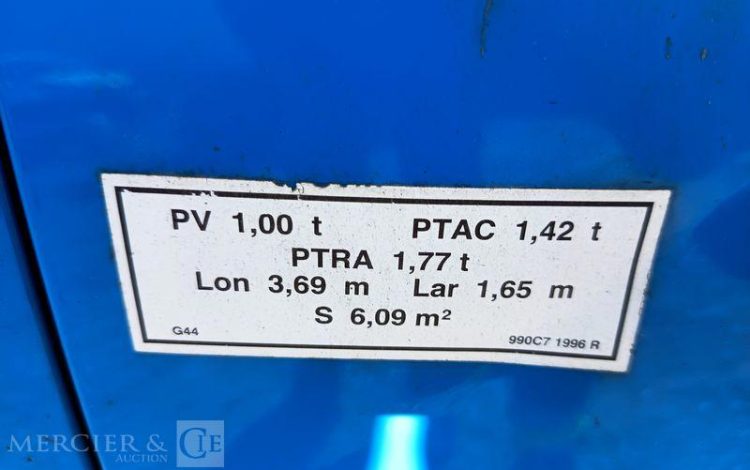 RENAULT TWINGO II 1,5 DCI ECO2 FAP 75CV – DIESEL -151556 KMS – ANNEE 2012 BLEU CL-694-WQ