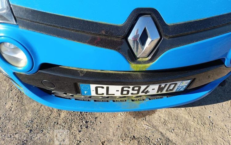 RENAULT TWINGO II 1,5 DCI ECO2 FAP 75CV – DIESEL -151556 KMS – ANNEE 2012 BLEU CL-694-WQ