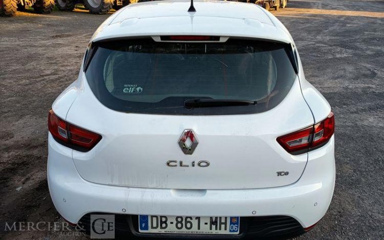 RENAULT CLIO IV 5 Portes 0.9 TCe 12V Energy eco2 S&S 90 cv – EQUIPEE GAZ – ANNEE 2013 BLANC DB-861-MH