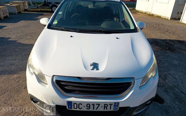 PEUGEOT 2008 1,4 HDI 16V 68CV ACTIVE – DIESEL – 249356 KMS – ANNEE 2014 BLANC DC-917-RT