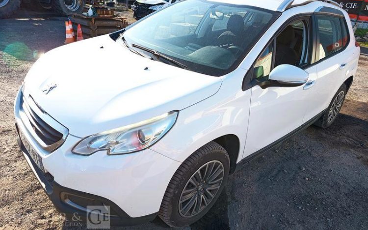 PEUGEOT 2008 1,4 HDI 16V 68CV ACTIVE – DIESEL – 249356 KMS – ANNEE 2014 BLANC DC-917-RT