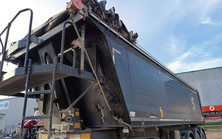 BENALU SEMI REMORQUE BENNE TP ALU 3 ESSIEUX – CU : 32,74 TONNES- ANNEE 2015  DP-601-PE