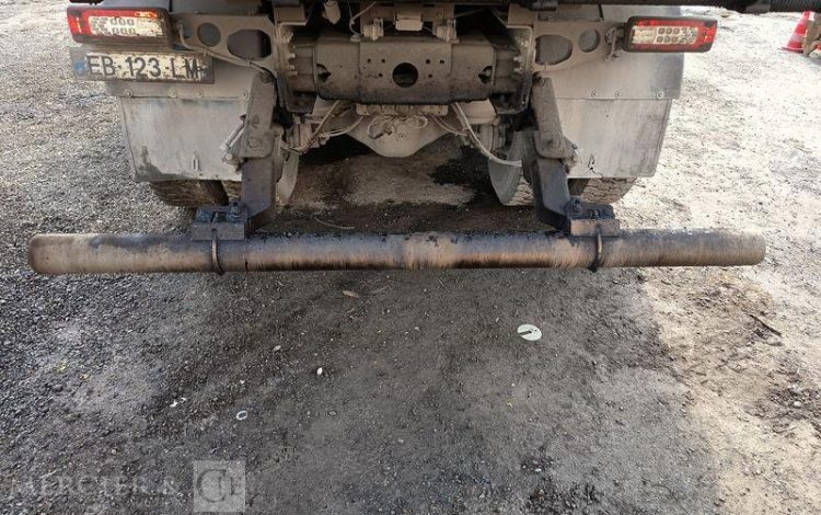 VOLVO PORTEUR FMX 410 8X4 BENNE TP CALORIFUGEE – DIESEL – 368131 KMS – ANNEE 2016 BLANC EB-123-LM