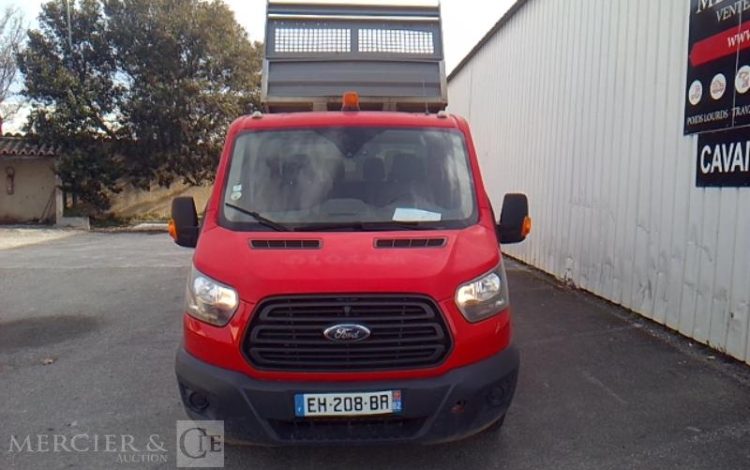 FORD TRANSIT BENNE DOUBLE CABINE ROUGE EH-208-BR