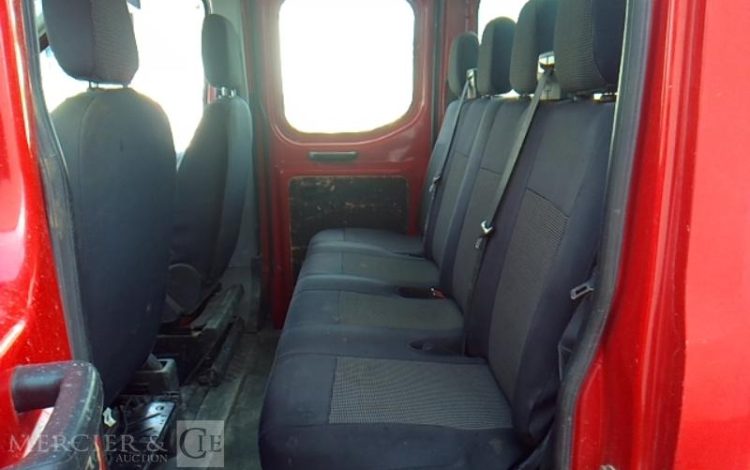 FORD TRANSIT BENNE DOUBLE CABINE ROUGE EH-208-BR