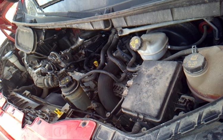 FORD TRANSIT BENNE DOUBLE CABINE ROUGE EH-208-BR