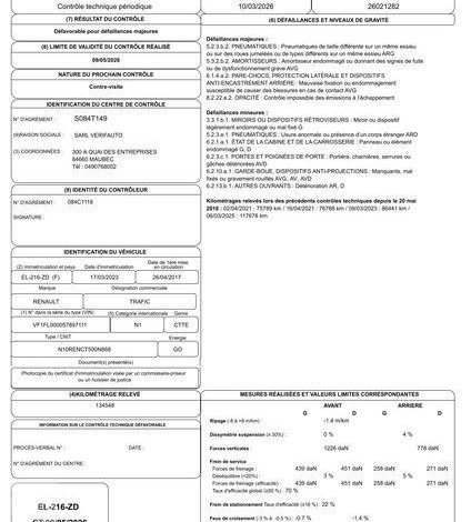 RENAULT TRAFIC L2H1 1,6 DCI 120 GD CFT  EL-216-ZD