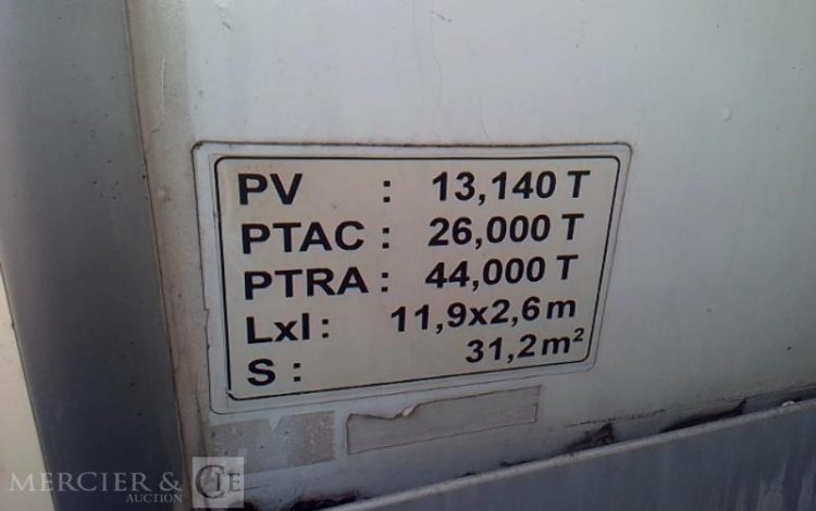 RENAULT PREMIUM D26 WIDE FRIGO HAYON 6X2 PTAC26T  FA-281-AG
