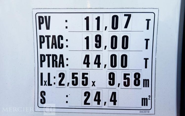 MAN PORTEUR TGS 18,320 PORTE ENGIN – PTAC : 19 TONNES – DIESEL – ANNEE 2019 BLANC FM-583-AV