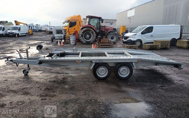 LIDER REMORQUE PORTE VOITURE 39790 – 2 ESSIEUX – PTAC 2,7 TONNES – ANNEE 2020  FP-284-TR