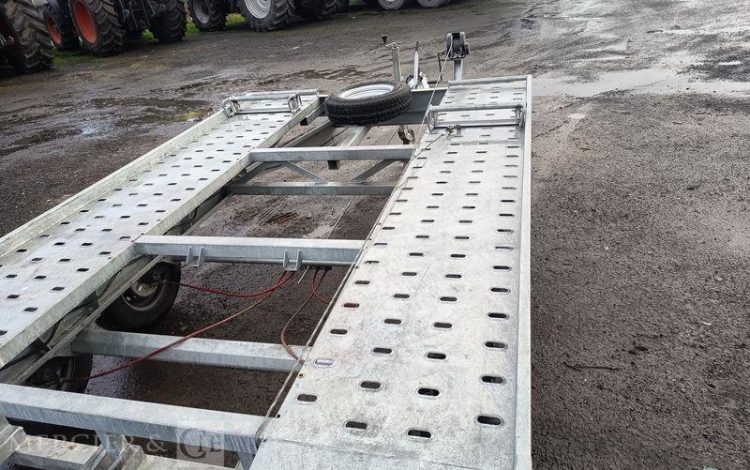 LIDER REMORQUE PORTE VOITURE 39790 – 2 ESSIEUX – PTAC 2,7 TONNES – ANNEE 2020  FP-284-TR