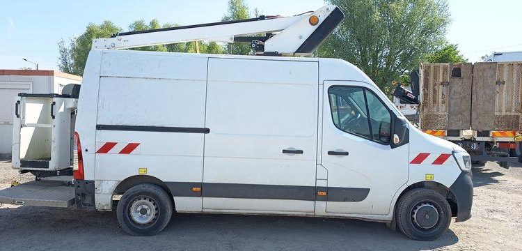 RENAULT MASTER AVEC NACELLE VERSALIFT ETL32-125 12A14M – DIESEL – ANNEE 2020 BLANC FQ-929-VW