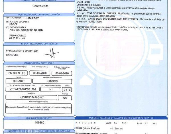 RENAULT KANGOO 1.5 BLUEDCI 115ch EXTRA BLANC FS-583-NF