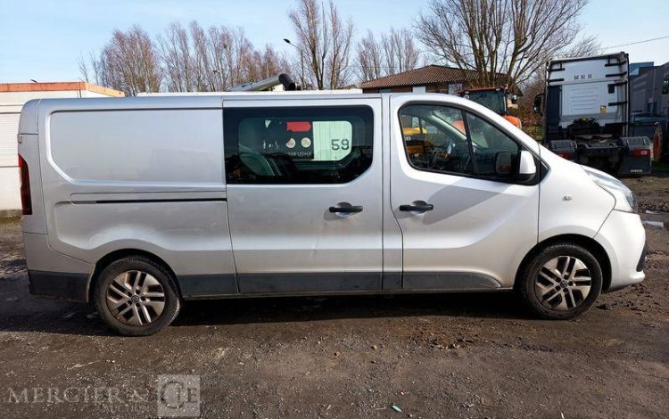 NISSAN NV300 FOURGON 2.0 DCI 145ch – CABINE APPRO – DIESEL – 105234 KMS – ANNEE 2020 GRIS FV-208-LF