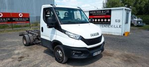 IVECO DAILY 6 CCB 35C16 3,0D 16V 160 CV  EQUIPE BRAS AMPLIROL + 3 BENNES BLANC GB-958-PW
