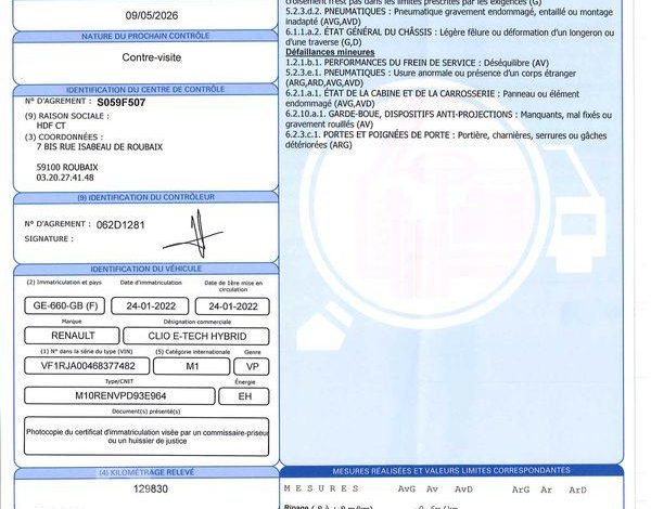 RENAULT CLIO V 1.6 E-TECH 140ch MHEV BUSINESS BVA NOIR GE-660-GB