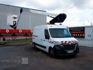 RENAULT MASTER L2H2  NACELLE KLUBB  KL32 – 12 METRES – DIESEL – 680 HEURES – ANNEE 2022 BLANC GG-770-QB