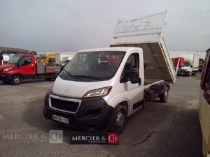 PEUGEOT BOXER BENNE GRUE SIMPLE CABINE BLANC GV-947-JB