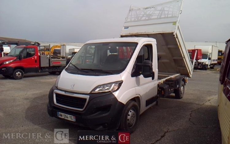 PEUGEOT BOXER BENNE GRUE SIMPLE CABINE BLANC GV-947-JB