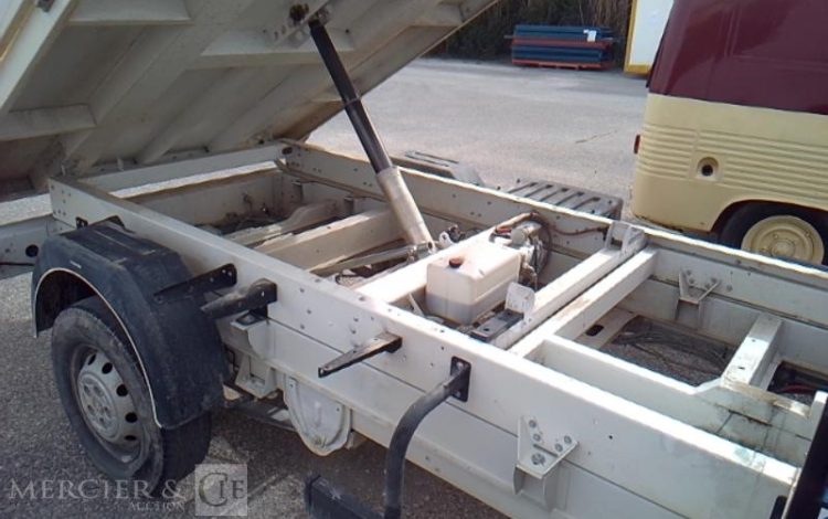 PEUGEOT BOXER BENNE GRUE SIMPLE CABINE BLANC GV-947-JB