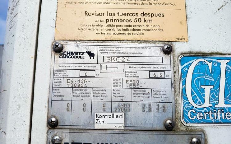 SCHMITZ SREM FRIGO 3 ESSIEUX GROUPE FROID CARRIER – POUR PIECES SANS CG  R047BCL