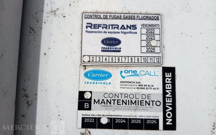 SCHMITZ SREM FRIGO 3 ESSIEUX GROUPE FROID CARRIER – POUR PIECES SANS CG  R047BCL