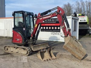 YANMAR MINIPELLE VIO27-6 SUR CHENILLES DIESEL 2,7T – 873 HEURES – ANNEE 2022 ROUGE 109