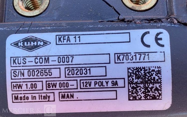 KUHN FAUCHEUSE CONDITIONNEUSE A DISQUE FC 9530D-FF – ANNEE 2021  111